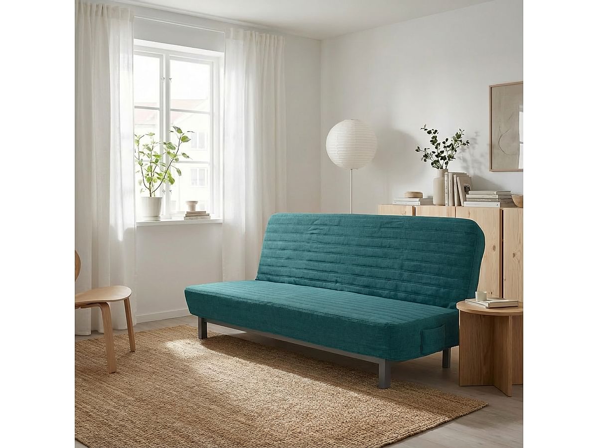 EXARBY чехол на диван, стеганый в полоску