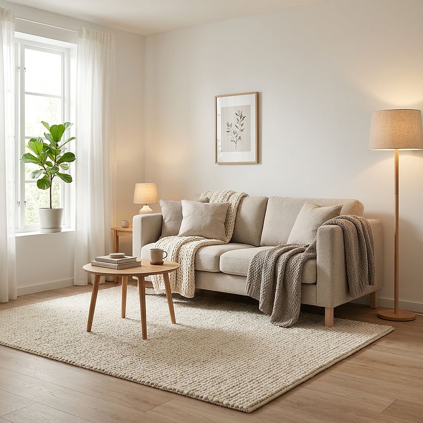 Чохол для дивана KARLSTAD, 3-місний, нерозкладний - Light gray A23