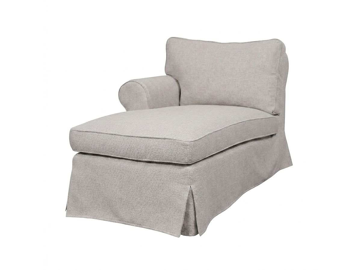 Cover for EKTORP chaise lounge, with armrest on the left