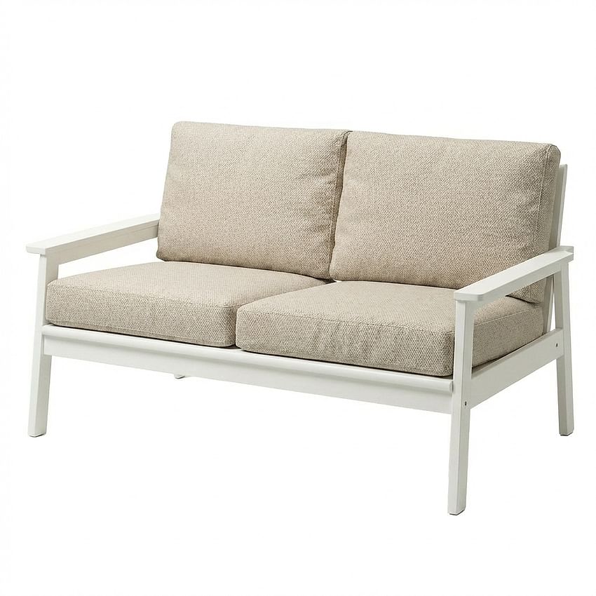 Housse de coussin de dossier DUVHOLMEN, 62x44 cm - Light Beige LE7541