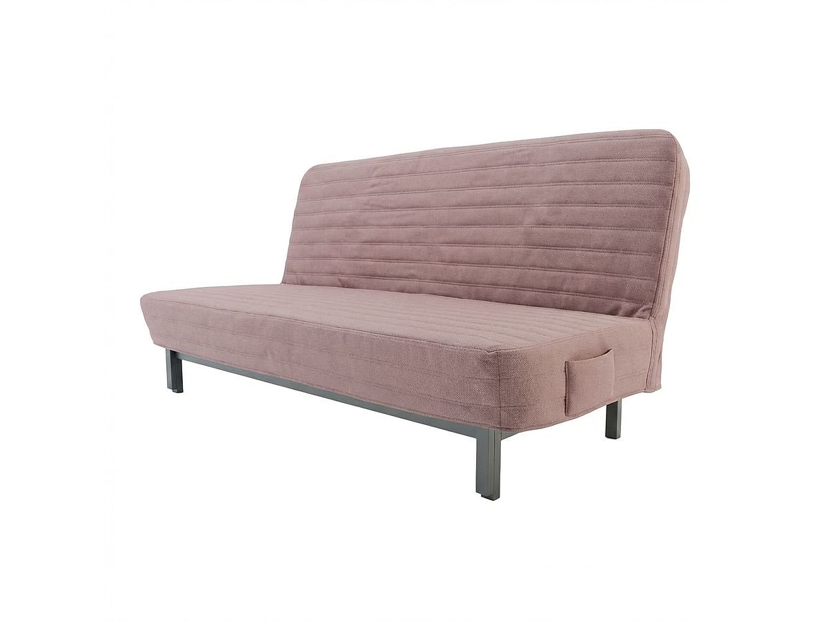 Cover for NYHAMN sofa bed, stripe quilted