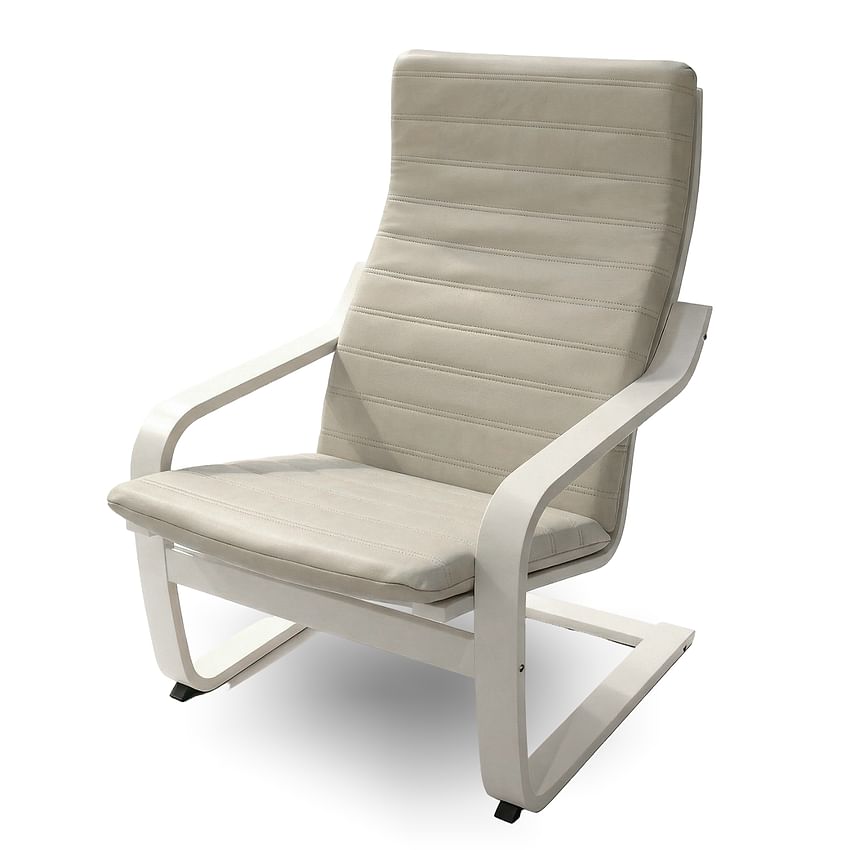 Чохол на подушку крісла POÄNG з горизонтальними смугами - Beige L25