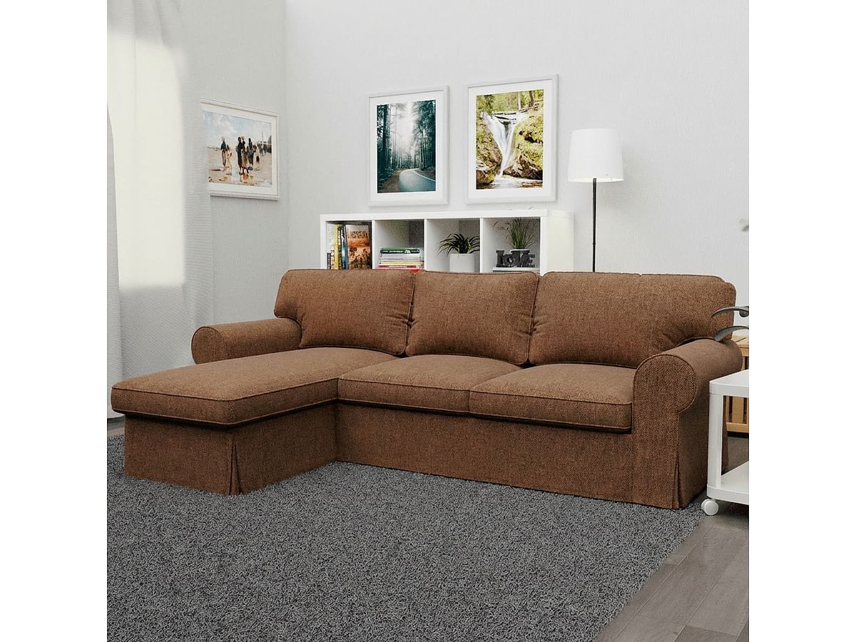 Чохол на диван ЕКТОРП 3-місний з шезлонгом