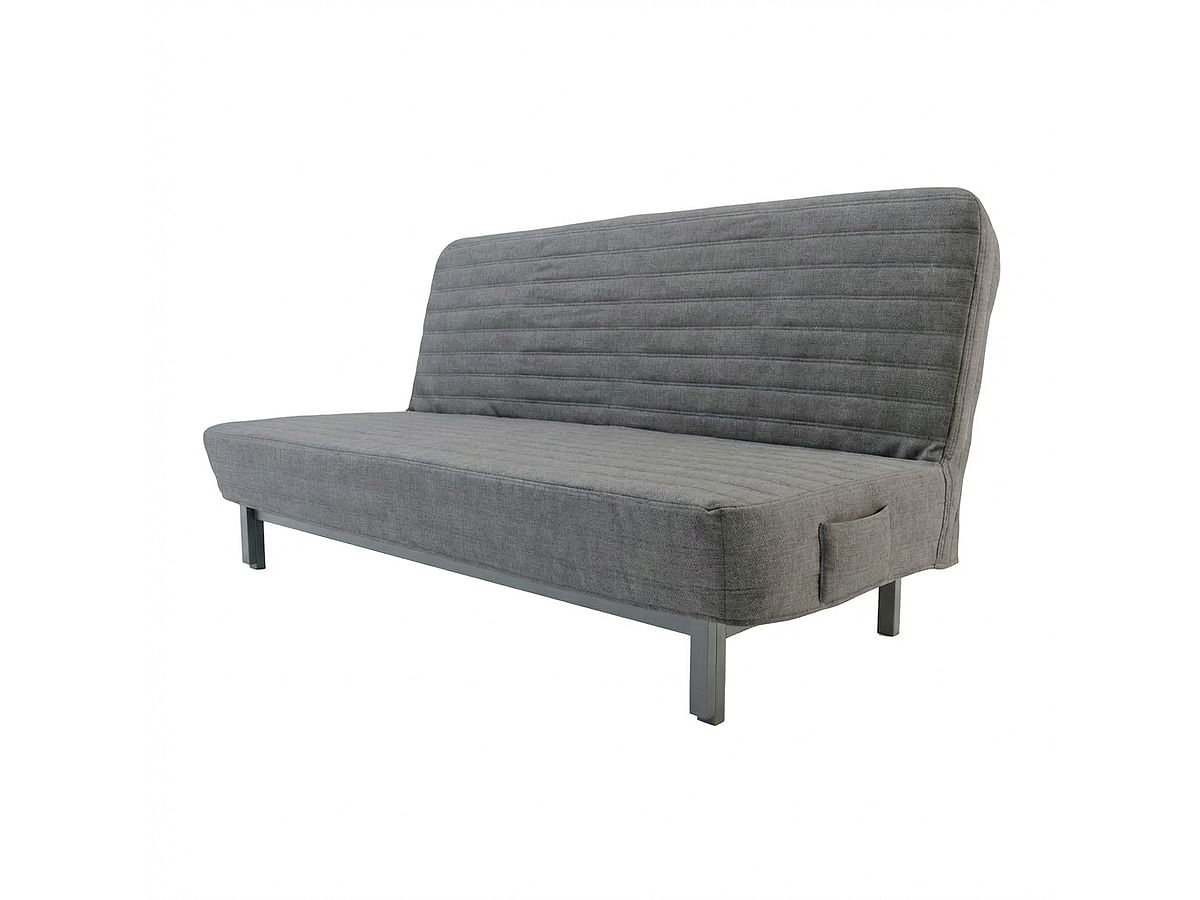 Cover for NYHAMN sofa bed, stripe quilted