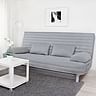 Чохол для 3-місного дивана-ліжка BEDDINGE, стьобаний у смужку - Gray L32, Фото 6