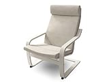 Cover for POÄNG armchair with headrest
