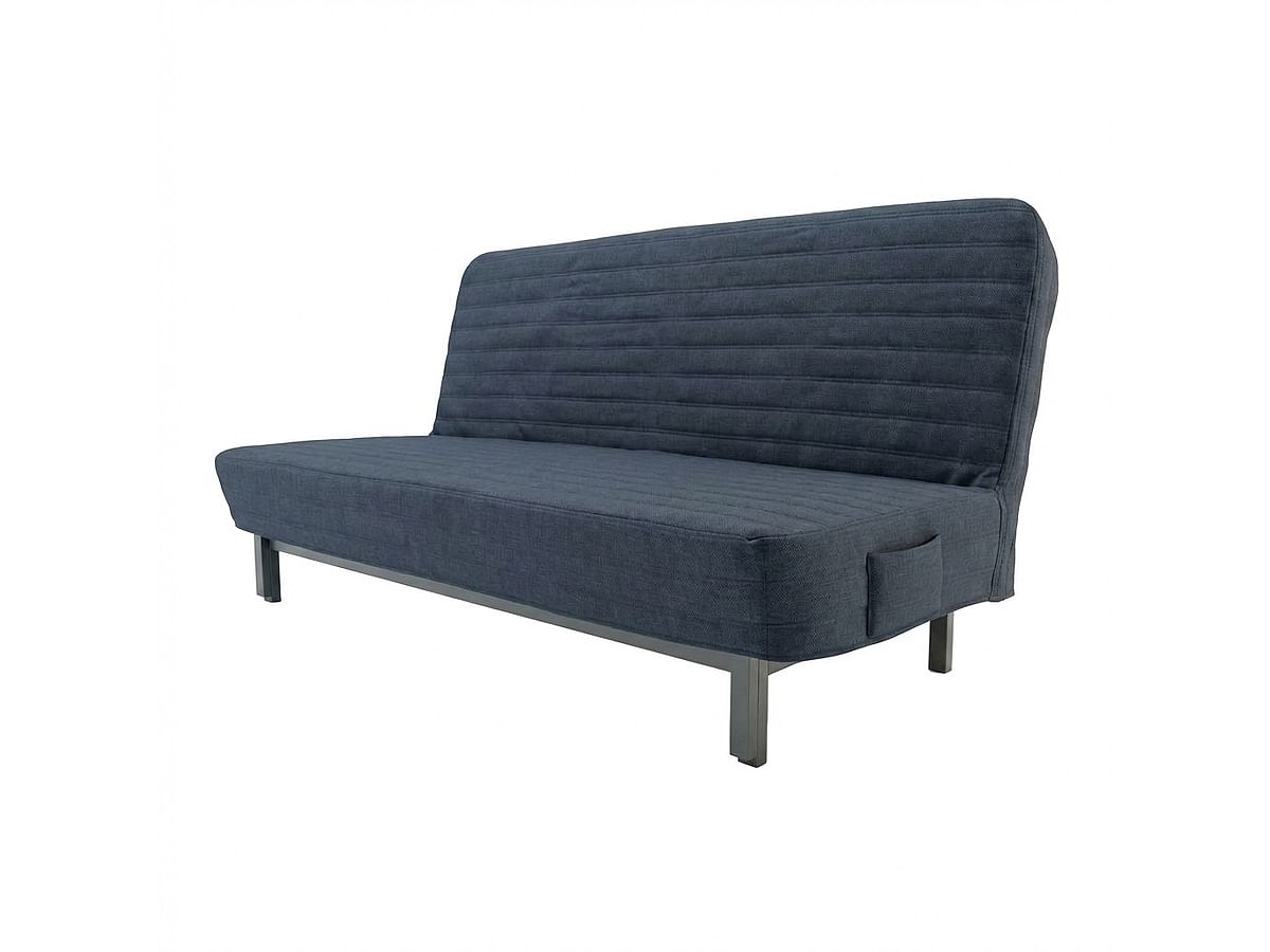 Cover for NYHAMN sofa bed, stripe quilted