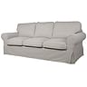 Cover for EKTORP 3-seat sofa - Beige A1, Photo 6