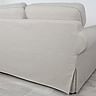 Cover for EKTORP 3-seat sofa bed, new model - Beige A1, Photo 4
