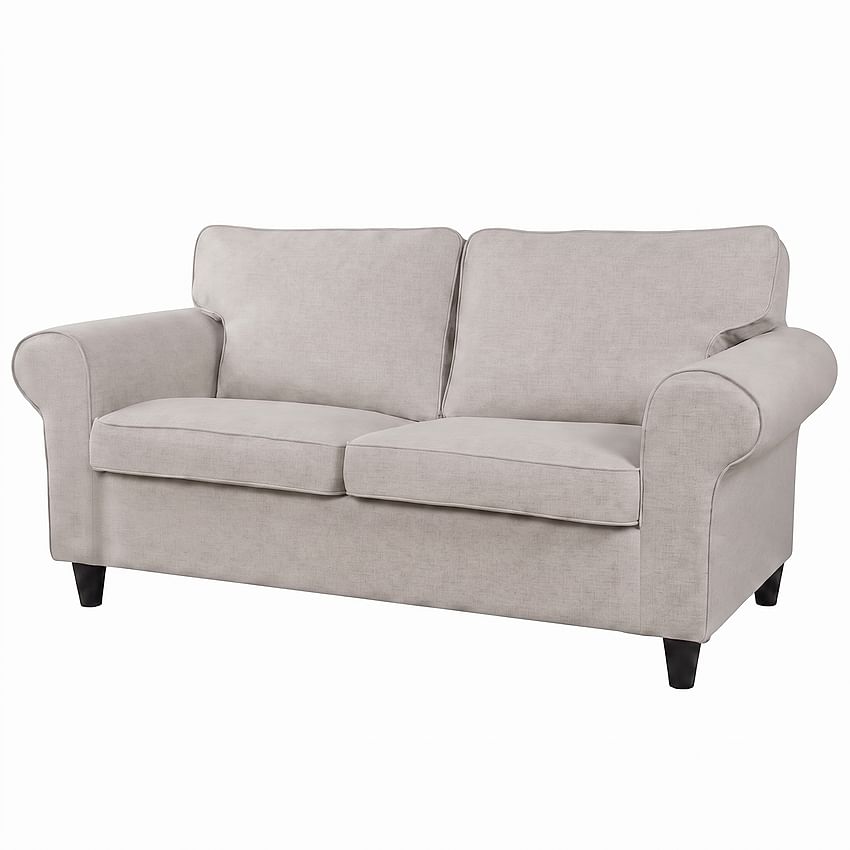 Sofabezug EKTORP, 2-Sitzer, nicht ausziehbar, altes Modell, kurz - Beige A1