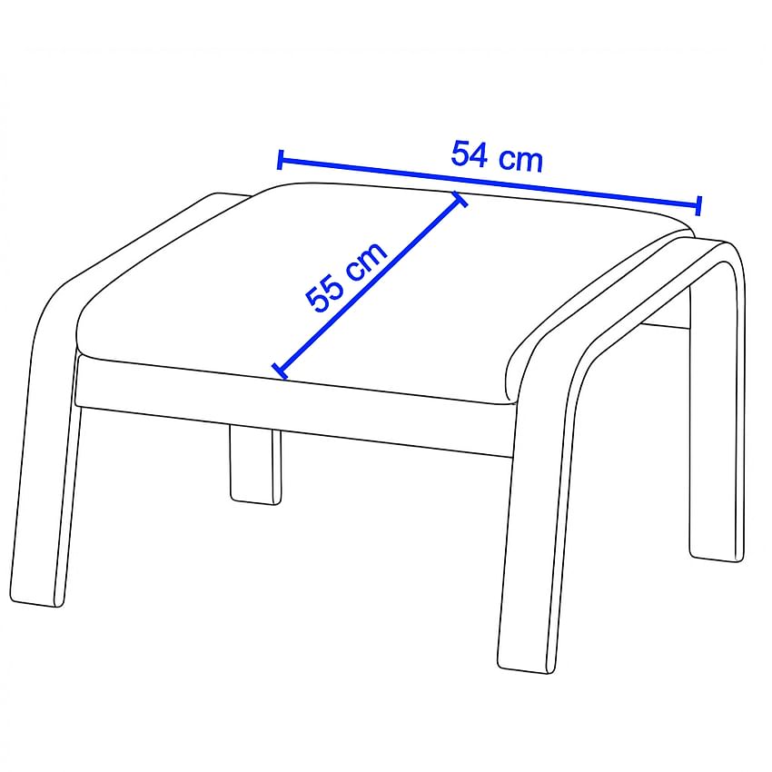 Housse de repose-pieds POANG - Beige A1