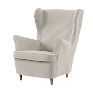 Cover for STRANDMON armchair - Beige A1, Photo 5