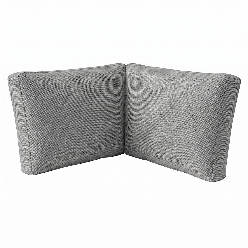DUVHOLMEN housse de coussin de dossier, section d'angle, 62x62x44 cm - Gray LE7544