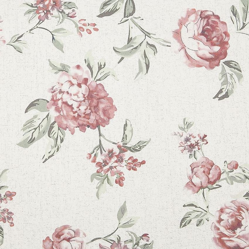 Чохол на диван ЕКТОРП 2-місний - Rose flower on beige background R16, Tkanina z bliska