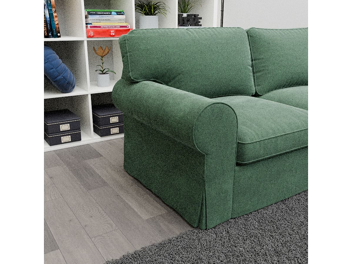 Чохол на диван ЕКТОРП 3-місний з шезлонгом