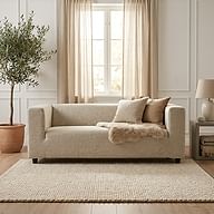 Housse pour canapé 2 places KLIPPAN - Beige A1, Photo 1