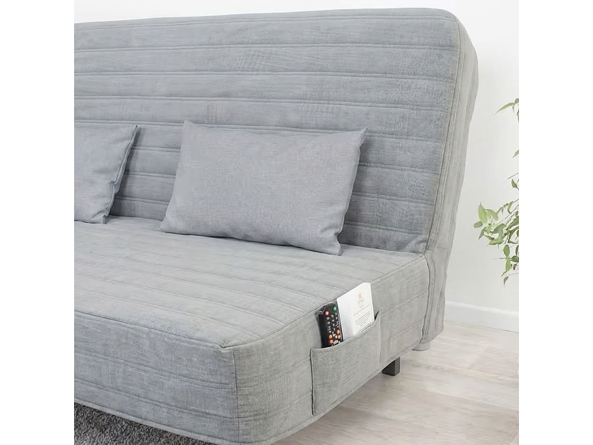 EXARBY чехол на диван, стеганый в полоску