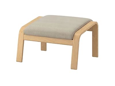 POANG-Fußhockerbezug