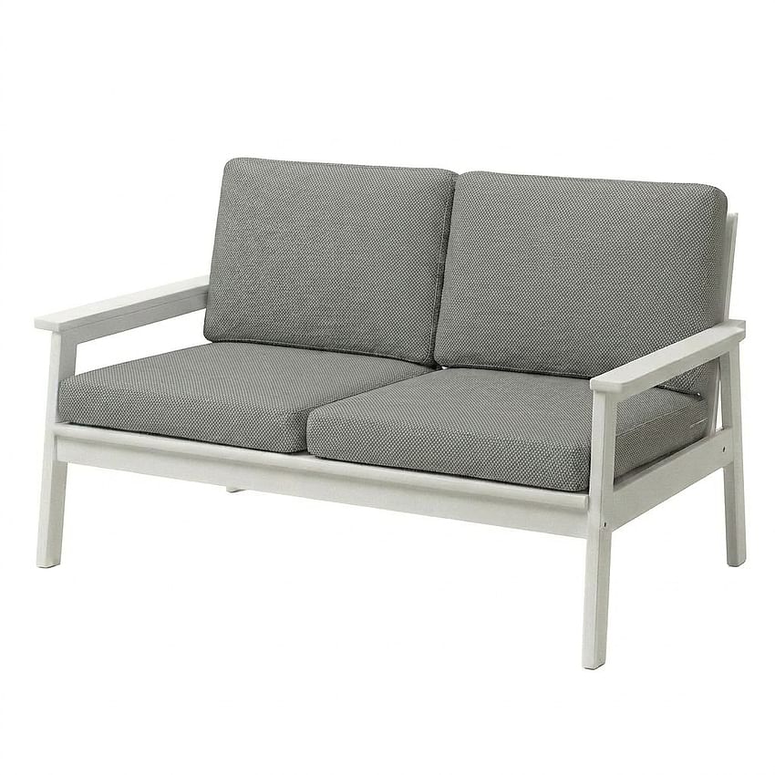 KUDDARNA seat cushion cover, 62x62x8 cm - Light Gray SU82