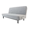 Чохол для 3-місного дивана-ліжка NYHAMN, стьобаний у смужку - Gray L32, Фото 2