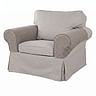 Fabric by the meter - 1 linear meter - Dark beige A2, Photo 1