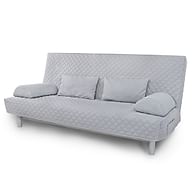 Cover for BEDDINGE 3-seat sofa bed, quilted with diamonds - Gray L32, Photo 4