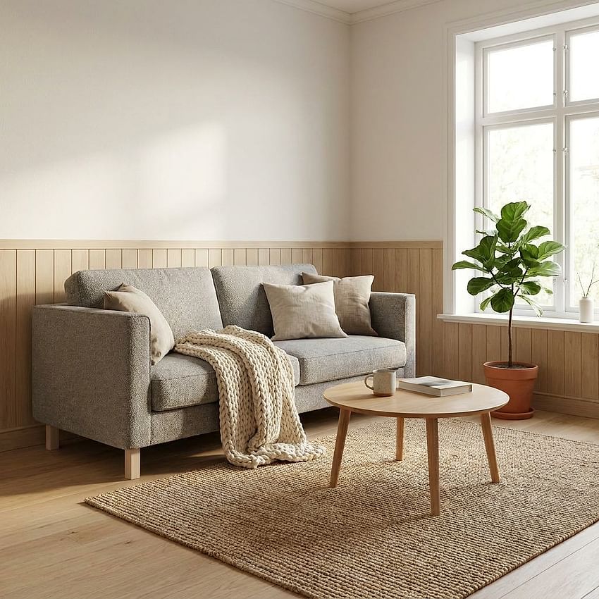 Чохол для дивана KARLSTAD, 3-місний, нерозкладний - Beige A1