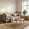 Чохол для дивана KARLSTAD, 3-місний, нерозкладний - Beige A1, Фото 3