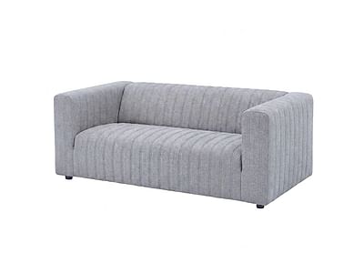 KLIPPAN sofa cover, 2-seat, striped quilted