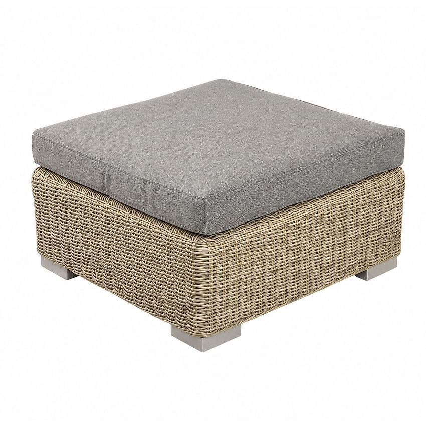 Potah na polštář zahradního pufu STRATFORD - Light Gray SU82