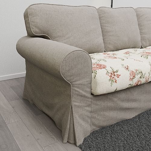 Rose flower on beige background R16