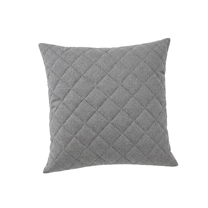 Taie d'oreiller, 40x40 cm, carreaux matelassés - Gray L32