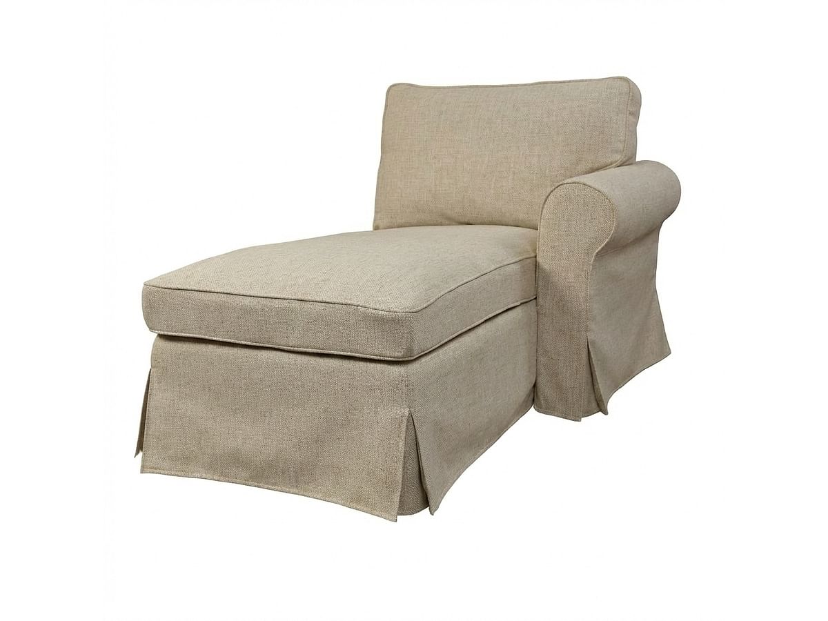 Чохол на лежак EKTORP, з підлокітником з правого боку