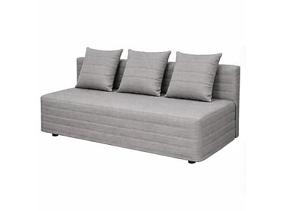 ASARUM bankhoes, doorgestikt met strepen