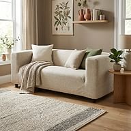 Housse pour canapé 2 places KLIPPAN - Beige A1, Photo 2