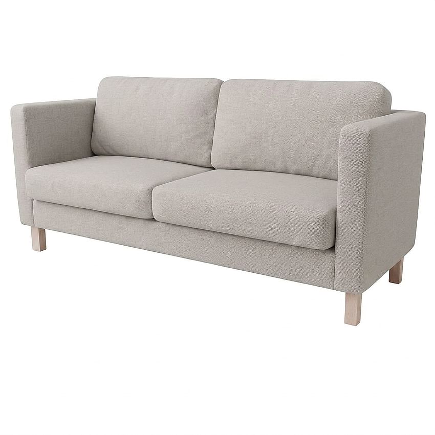 Чохол для дивана KARLSTAD, 3-місний, нерозкладний - Light gray A23