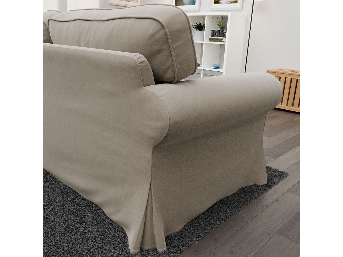 Чохол на диван ЕКТОРП 3-місний з шезлонгом