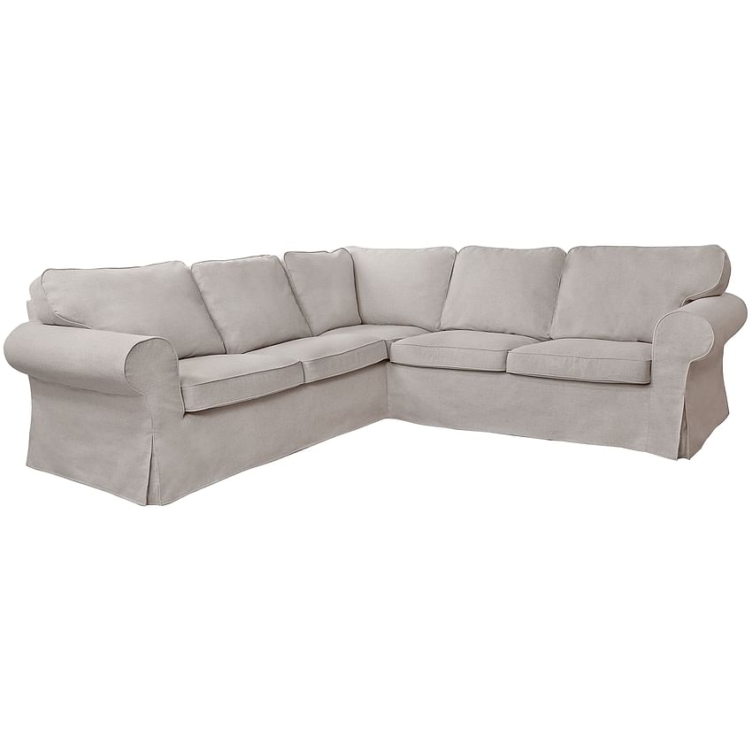 Cover for EKTORP corner sofa, 4-seat, folding and non-folding - Beige A1