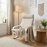 Cover for POÄNG armchair with headrest - Dark beige H2, Photo 4