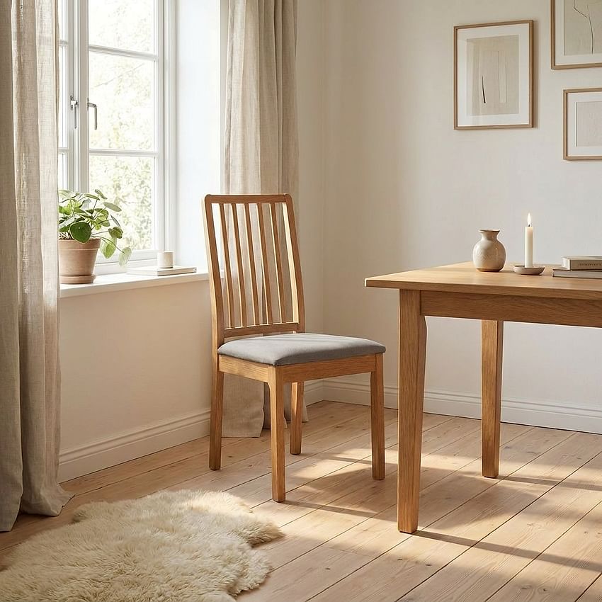 Housse de chaise EKEDALEN - Light gray A23