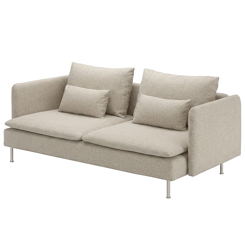 Navlaka za sofu SÖDERHAMN, trosjed, koja se ne razvlači - Beige A1