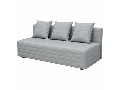 ASARUM sofa cover, quilted with stripes