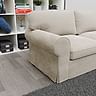 Cover for EKTORP 3-seat sofa with chaise longue - Dark beige P7, Photo 5