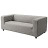 Sofabezug KLIPPAN, 2-Sitzer, Schlafsofa, glatter Stoff - Beige A1, Foto 1