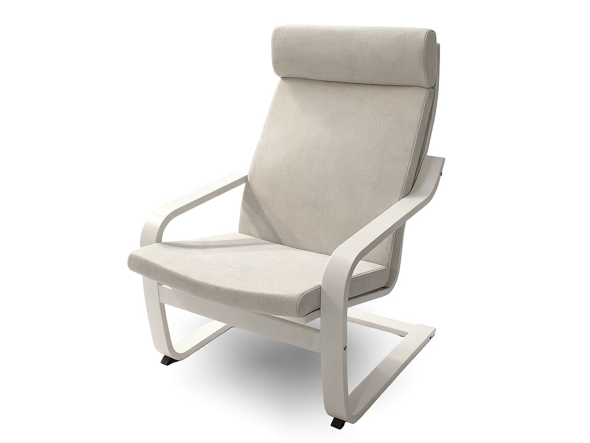 Housse pour fauteuil POÄNG avec appuie-tête cousu