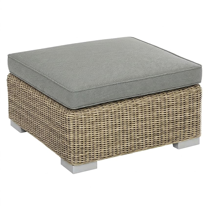 Potah na polštář zahradního pufu STRATFORD - Light Gray SU82