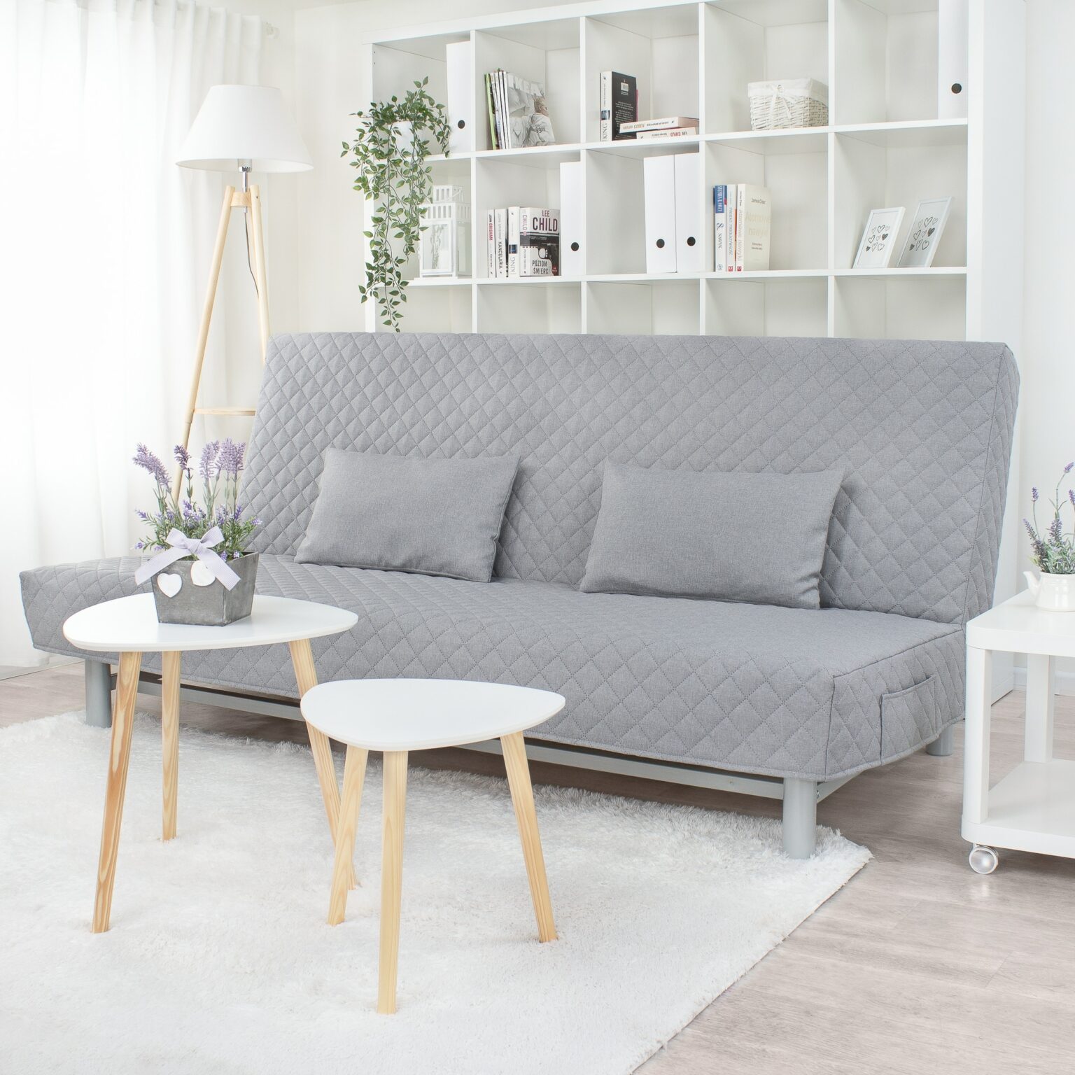 Quilted cover for IKEA Beddinge lozenges DAGRA