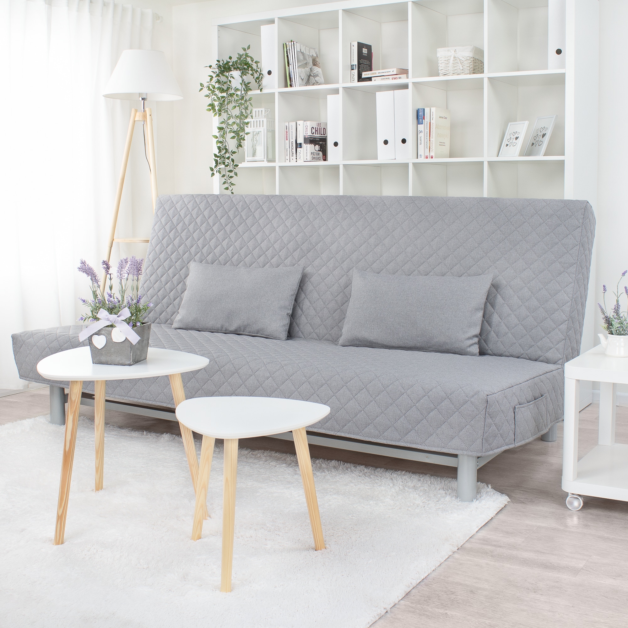 Quilted cover for IKEA Beddinge lozenges DAGRA